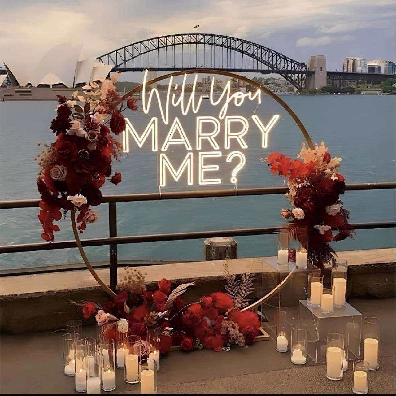 求婚字母灯marryme表白惊喜婚礼结婚纪念日霓虹灯布置装饰灯led灯