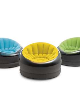 Intex66582充气沙发床单人创意懒人沙发座椅简易躺椅午睡躺椅