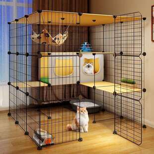 猫笼超大自由空间特大号猫笼一体猫屋家用室内豪华猫窝多猫猫别墅