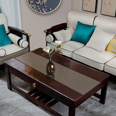 中式茶几垫长方形台布塑料桌布防水防油免洗防烫软pvc玻璃桌垫子