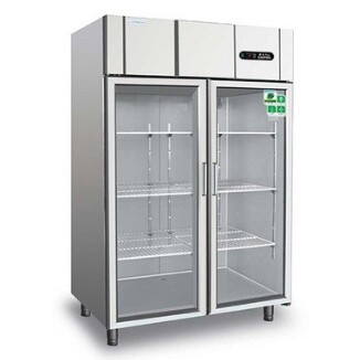 冰立方AS1.0G2双门风冷陈列柜商用陈列柜 立式大二门冷藏展示冰箱