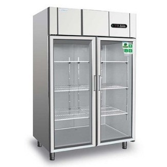 冰立方AS1.0G2双门风冷陈列柜商用陈列柜 立式大二门冷藏展示冰箱