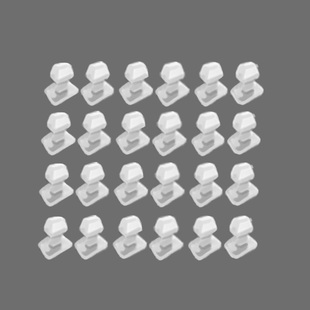 智丽雅玻璃擦配件刮条,清洁棉60片卡扣 擦玻璃神器配件双面擦高楼