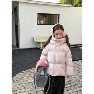 BEIFU贝芙韩国童装 儿童云朵泡芙加厚保暖防寒面包羽绒服女童外套