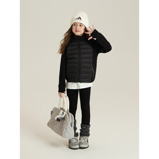 BEIFU贝芙 儿童冬季90白鸭绒拼接羽绒服女童韩版轻薄保暖内搭外套