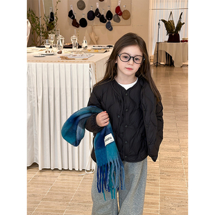 BEIFU贝芙 亲子款~女童韩版轻薄羽绒服中大儿童冬季保暖轻便外套