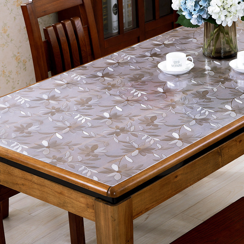 无味软塑料玻璃pvc桌布防水防油防烫免洗餐桌垫茶几胶垫厚水晶板