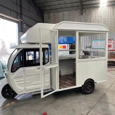 小吃车多功能定制餐车多功能小吃车移动推车摆摊早餐车快餐车三轮