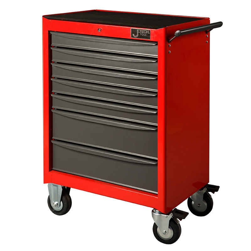 捷科工具车带抽屉多用途多功能万向轮子汽修汽保工具柜6抽7抽RC-7