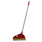 猪毛扫帚 228 不锈钢柄笤帚 日用品 柔软天然鬃毛扫把 5把