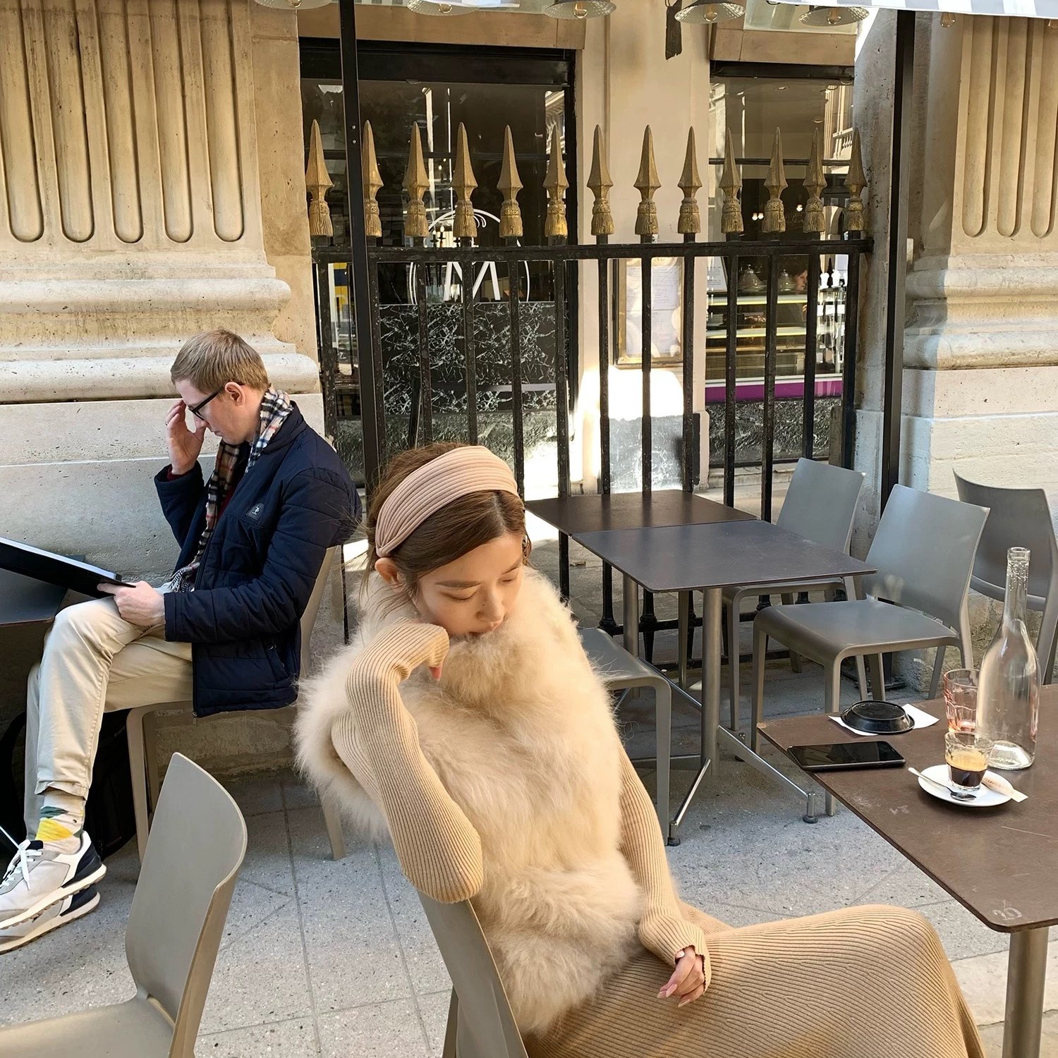 Madofit麻豆/Cashmere晴山暮雪_冬日御寒神器 奢贵山羊绒皮草马甲