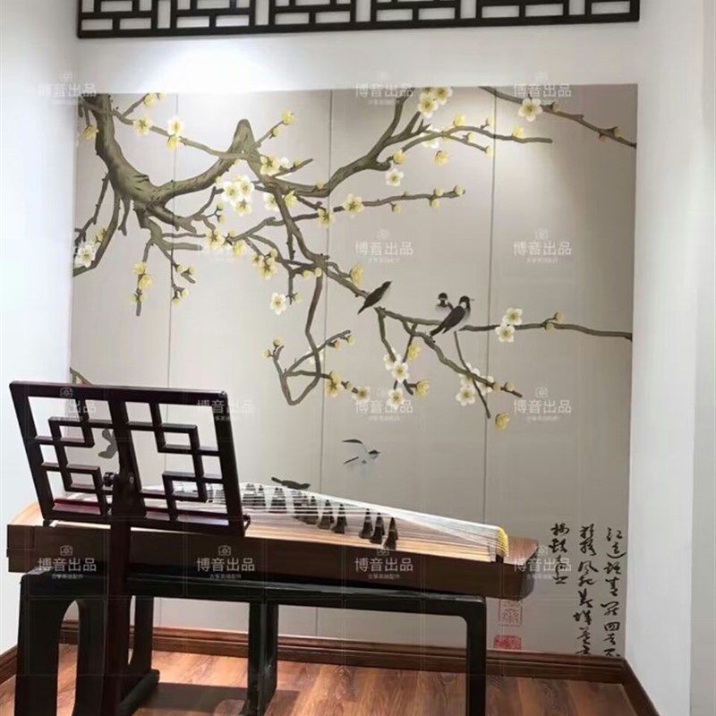 博琴木质木头古家古筝谱架加粗小提琴加厚便携乐谱支架子音用实木