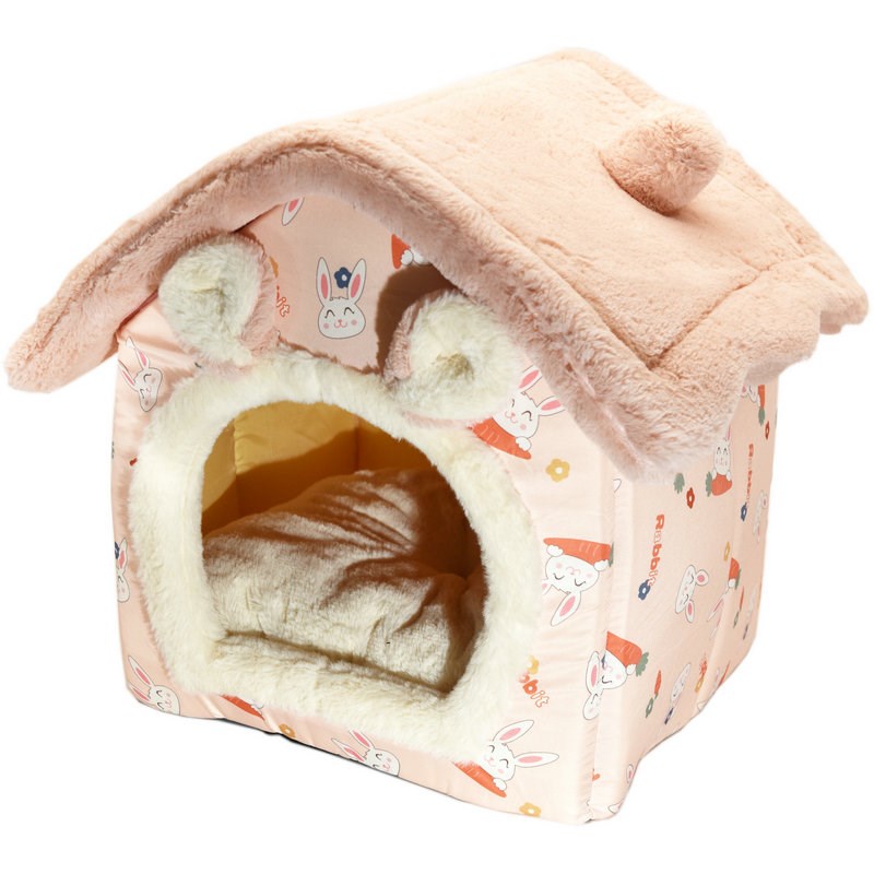 贝多芬房物窝猫/冬季保暖封闭式宠子型猫屋猫咪垫子小型犬狗狗窝
