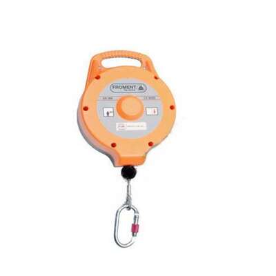 代尔塔505122自动收缩式防坠制动器 ABS高空速差防坠器6米