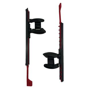 船用皮划艇一对黑色尼龙可调节脚蹬 脚踏 船用皮划艇配件