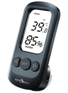 瑞皮Repo预警温湿度计爬虫爬宠饲养箱温度计守宫宠物角蛙蜥蜴