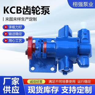 KCB齿轮泵润滑油输送齿轮油泵增压燃油泵KCB-55机械密封齿轮泵