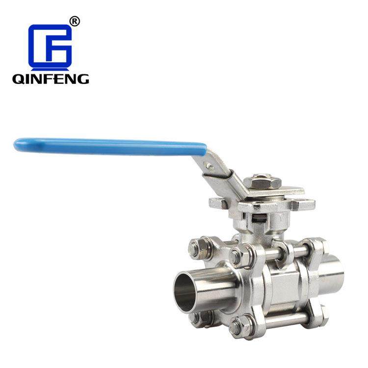 厂家卫生级不锈钢304/316手动快装焊接三片式全包球阀高平台,五金/工具,球阀,淘宝优惠券,粉丝福利购,淘宝优惠卷