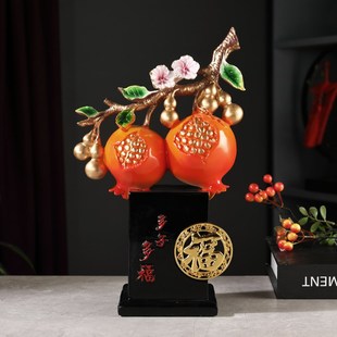 多子多福亲戚朋友乔迁新居入宅摆件 客厅茶几电视柜好意头装饰品