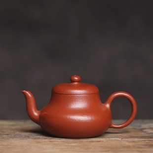 小巧入门级宜兴紫砂功夫茶壶 孟臣款君德壶朱泥出水好小号茶具