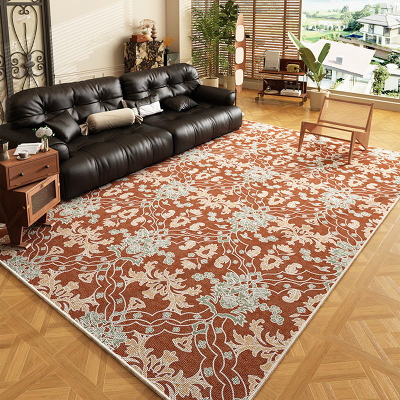 复古波斯风防水地毯客厅2024新款可擦免洗沙发茶几地垫卧室床边毯,居家布艺,地毯,淘宝优惠券,粉丝福利购,淘宝优惠卷