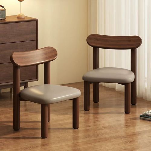 实木凳子家用矮凳客厅木头茶几凳儿童餐桌餐椅靠背小椅子软包方凳