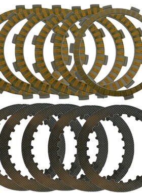 AHL适用贝纳利小黄龙250 BJ250-15/15A离合器片纸基木片 钢片铁片