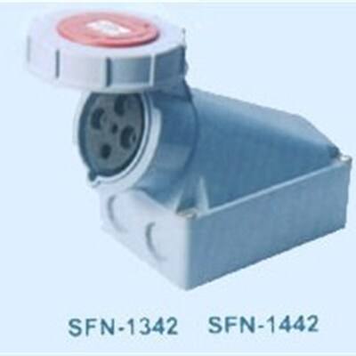 SFE上丰防水工业插座SFN-1442 125A四极明装插座 IP67 四芯插座