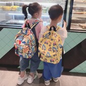 书包幼儿园男孩儿童外出小背包旅游旅行挖掘机大班男童女童出游