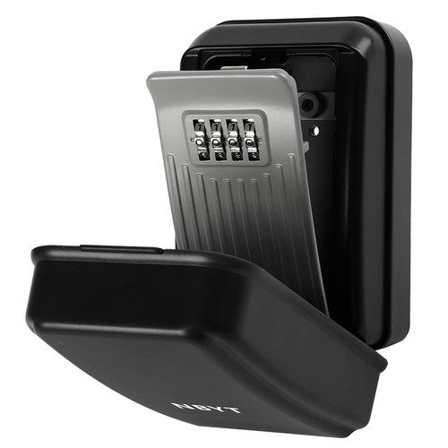 壁挂式装修密码钥匙盒大号施工地密码锁门口放钥匙密码盒防盗G17