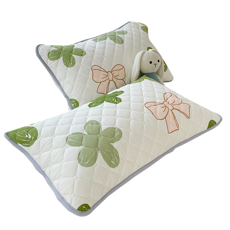 A类加厚夹棉抗菌枕头套一对家用单双人枕头芯内胆套48cmx74cm枕套