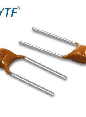 独石电容器50V22PF P5.08mm 50V220K 精度20% 轴向积层电容