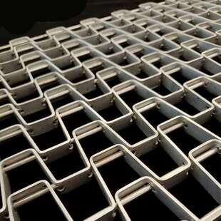 烘干机304不锈钢马蹄输送带油炸机食品输送网带 打捞垃圾清理网带