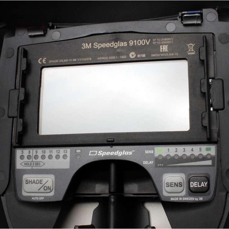 3M9100V/9100X焊接面罩自动变光焊接面罩氩弧焊防护焊接面具
