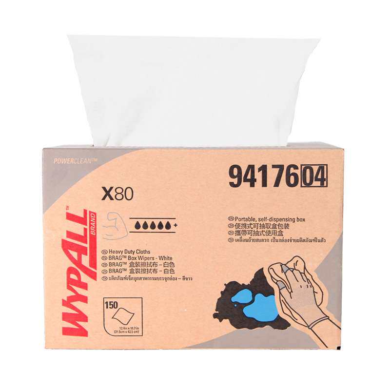 金佰利94176WYPALLX80系列擦拭布抽取式无尘通用工业吸水机布