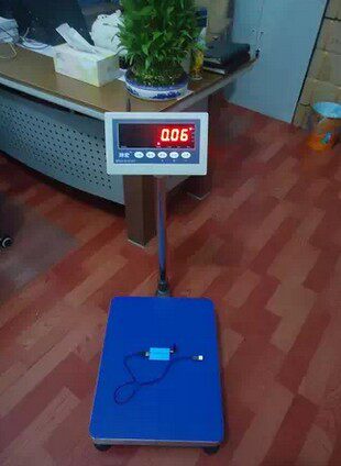 75kg-300kg网店管家ERP电子台秤称HTW-W带RS232可连电脑选配无线