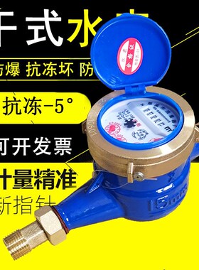 防冻水表大全家用自来水宁波4分国标防爆干式防倒转机械式旋翼式