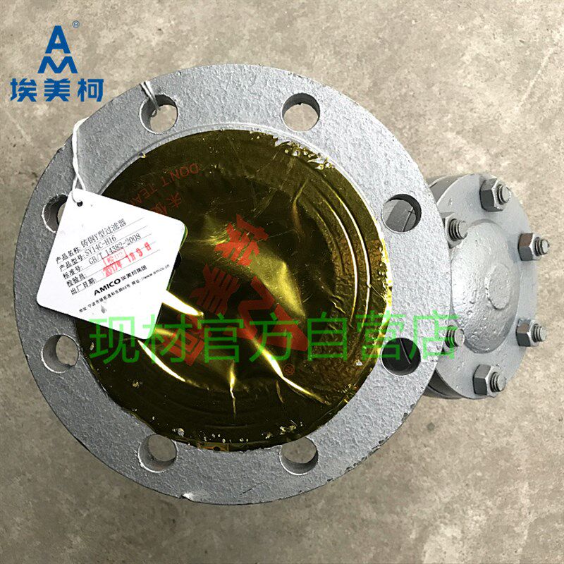 埃美柯Y型过滤器9603 法兰铸钢耐高温不锈钢网DN15至DN400 4寸6寸