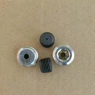 sus304不锈钢合金钢无头内六角阻尼节流螺丝限流螺丝带孔螺塞堵头