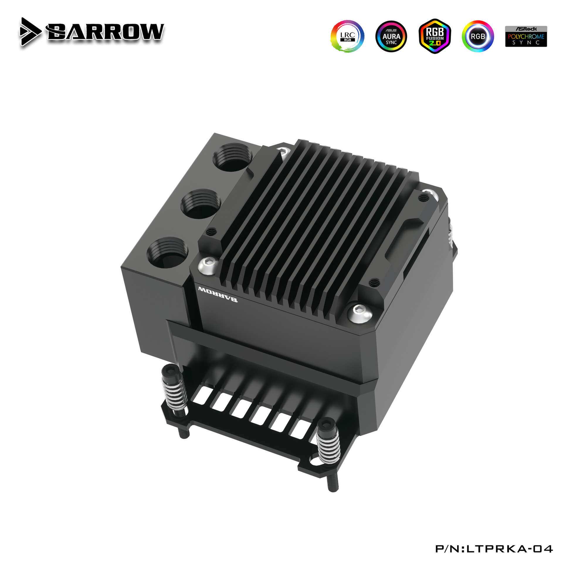 Barrow AMD平台 POM/亚克力CPU冷头泵箱一体 LTPRKA-04 LTPRPA-04