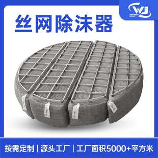 304不锈钢丝网除沫器塔罐内气液分离装置金属丝网除沫器除雾器