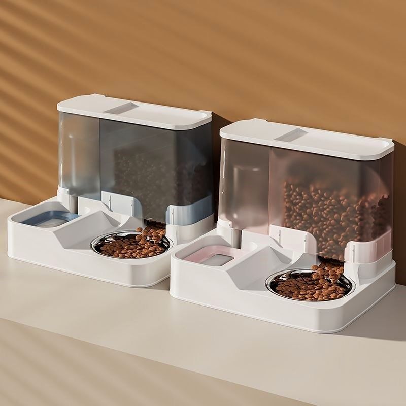 宠物自动喂食器猫碗狗碗双碗一体自动饮水猫咪猫食盆狗盆用品,宠物/宠物食品及用品,宠物智能碗,淘宝优惠券,粉丝福利购,淘宝优惠卷