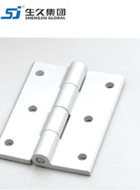 生久柜锁CL226-8纳米亚光铰链 锌合金 大合页 重载铰链 160*120
