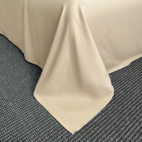 新款风高级感磨毛四件套提花刺绣纯棉全棉亲肤裸睡床单床笠款