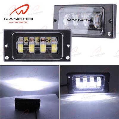 适用LADA汽车2110-2117雾灯保险杠前照灯灯4LED透镜40W越野汽车灯