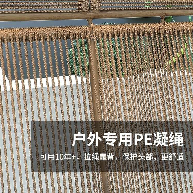 户外秋千庭院吊椅家用阳台室外吊篮椅现代简约室内网红铸铝秋千椅