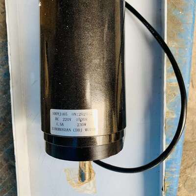 台式过胶机直流减速电机 220V300W 1.5A上胶机马达100ZYT158