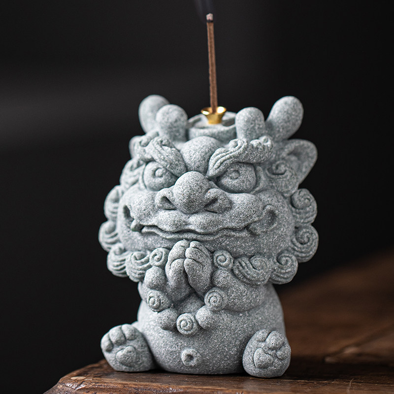 中式萌龙祝福线 线香插摆件创意可爱生肖龙茶宠家用室内香托 托香,家居饰品,装饰摆件,淘宝优惠券,粉丝福利购,淘宝优惠卷