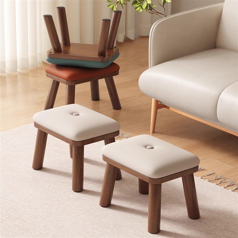 实木小凳子家用换鞋凳客厅坐凳茶几凳沙发垫脚踏凳门口小板凳矮凳,住宅家具,矮凳,淘宝优惠券,粉丝福利购,淘宝优惠卷