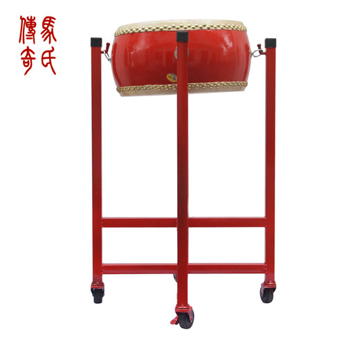 马氏传奇10寸鼓鼓架1尺牛皮扁鼓悬挂式扁鼓鼓架金属鼓架折叠鼓架